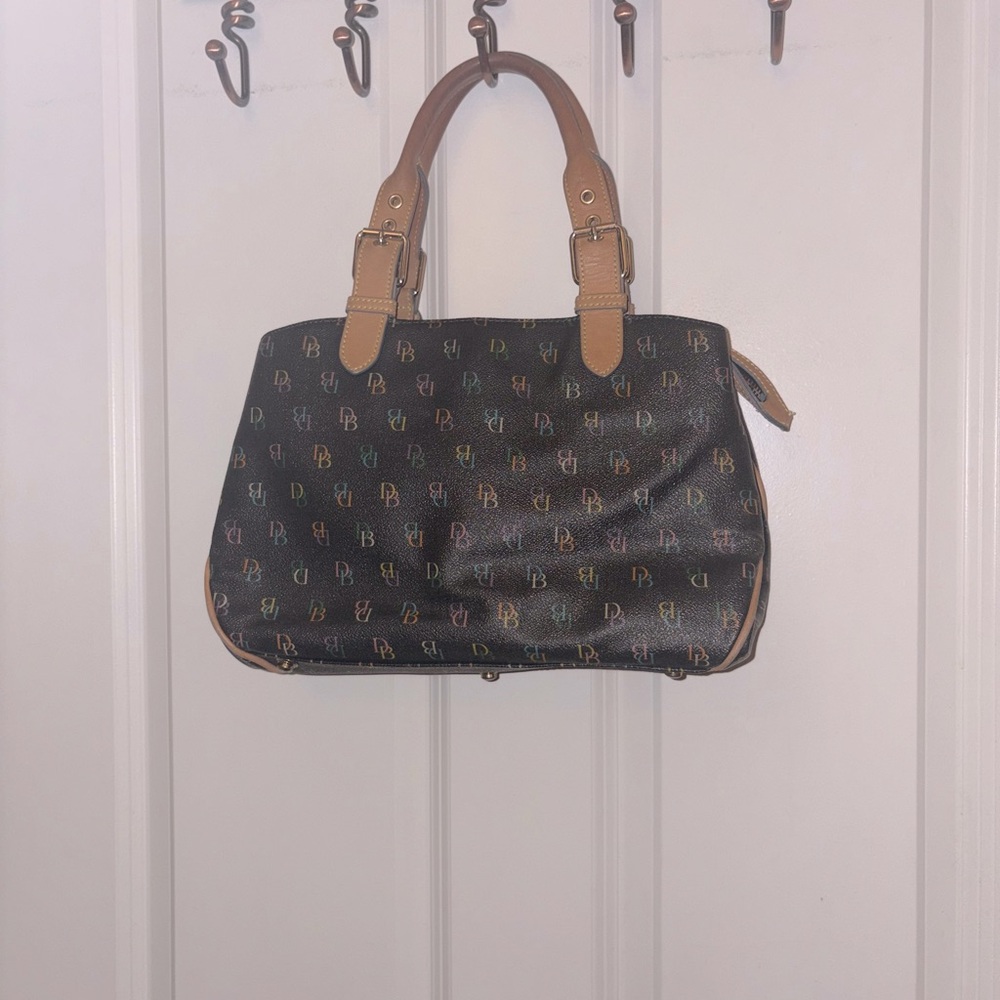 Dooney & Bourke Black Signature Logo Women's Purse Bag